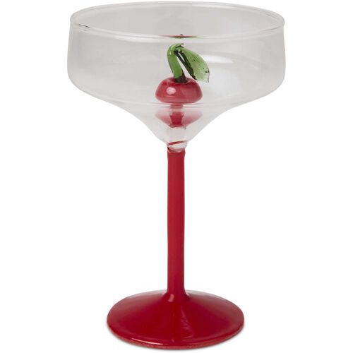 Kip&Co Cherry On Top Margarita Glass 2P Set